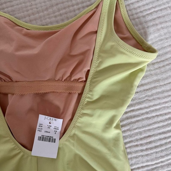 J. Crew NWT Light Green One Piece Swimsuit Small - Picture 6 of 6
